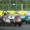 Wil Arif racing in the ex-Fangio C-Type Jaguar