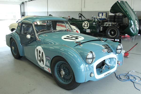 Wil Arif and Paul Ziller driven Triumph TR2